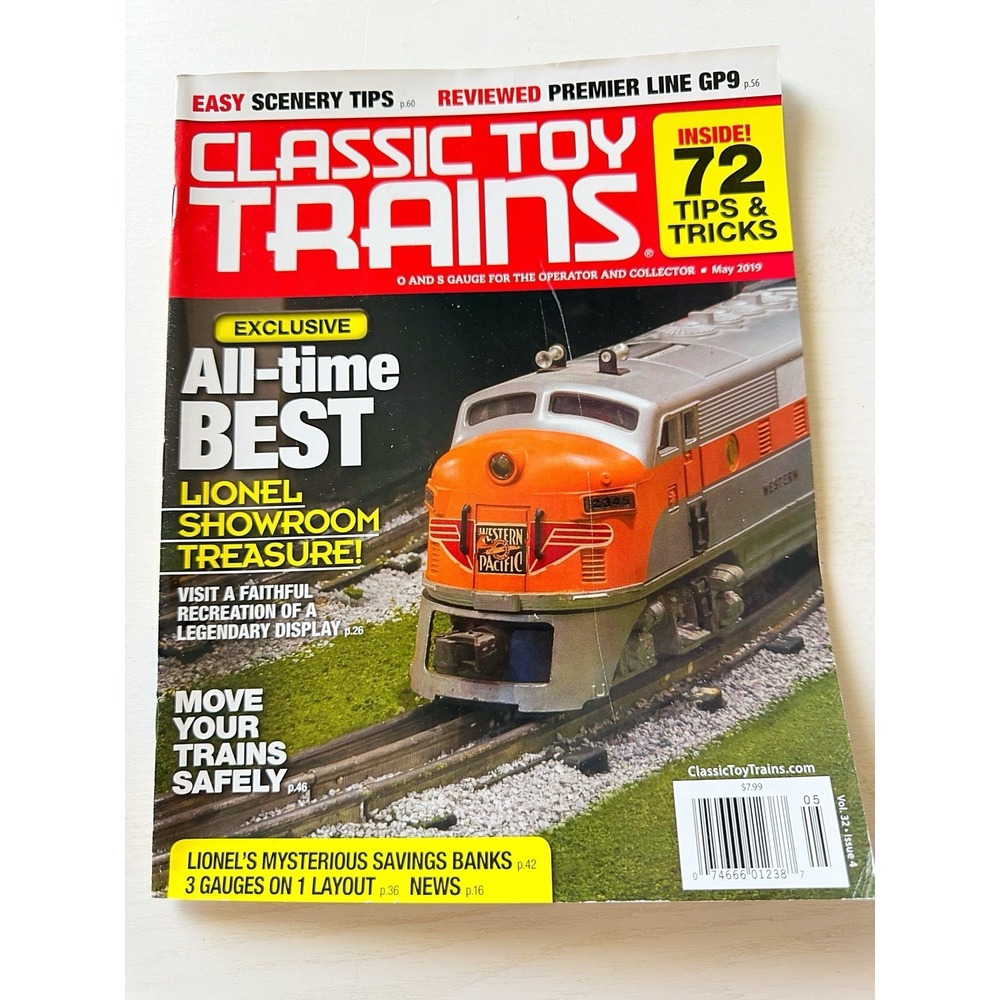 Classic Toy Trains Magazine O & S Gauge May 2019 Volume 32 Issue 4